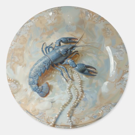 Pearl - Ronde Stickers voor briefpapier (Voorkant)