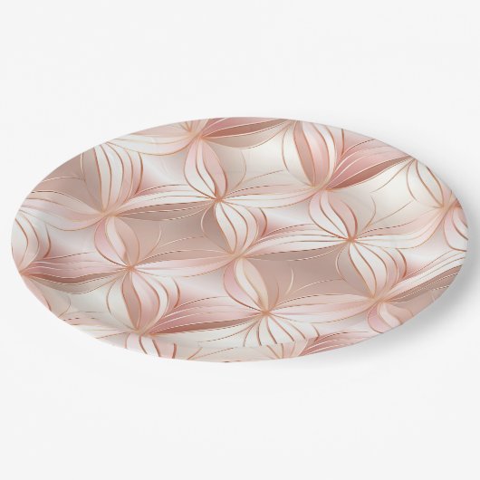 Pearl Roos Gold Papieren Bordje (Gekanteld)