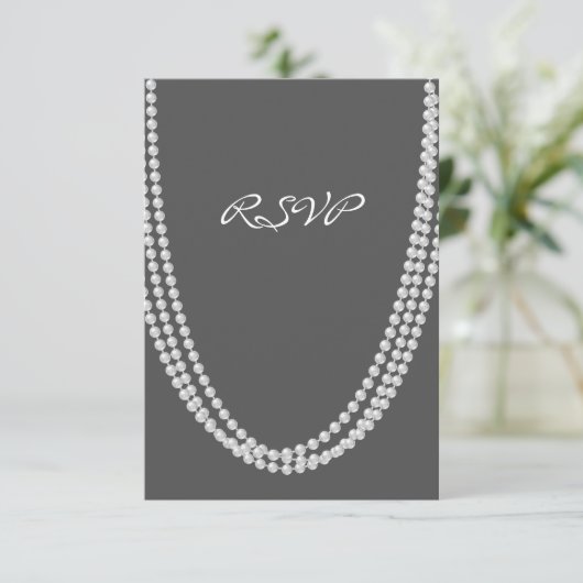 Pearl RSVP uit 1920 - grijs (Staand voorkant)