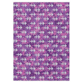 Pearl Sagittarius Zodiac Sign Fuchsia Digital Camo Tafelkleed (Voorkant)