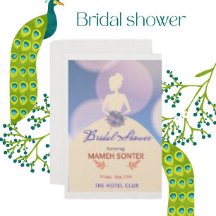 Pearl Shimmer Paper Roze Vrijgezellenfeest Kaart