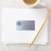 Pearl Silver Star de David Étiquette de adresse (En situation)