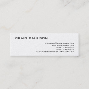 Pearl Simple Trendy Modern Plain Visitekaartje