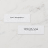 Pearl Slim Moderne tendance Carte de visite élégan (Devant / Derrière)