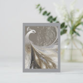 PEARL SPARKLE PEACOCK #1 BRIEFKAART (Staand voorkant)