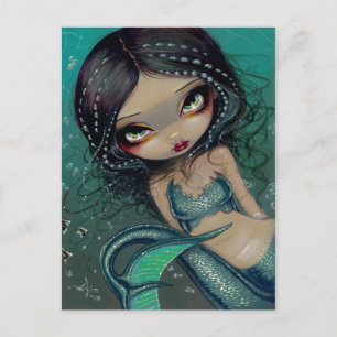 Pearl Swirl Mermaid Briefkaart