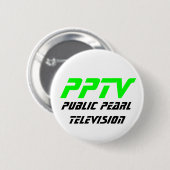 Pearl Television Ronde Button 5,7 Cm (Voorkant /achterkant)