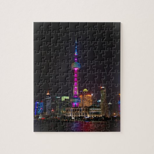 Pearl Tower - Shanghai, China - 8 x 10 - 110 pc Legpuzzel (Verticaal)