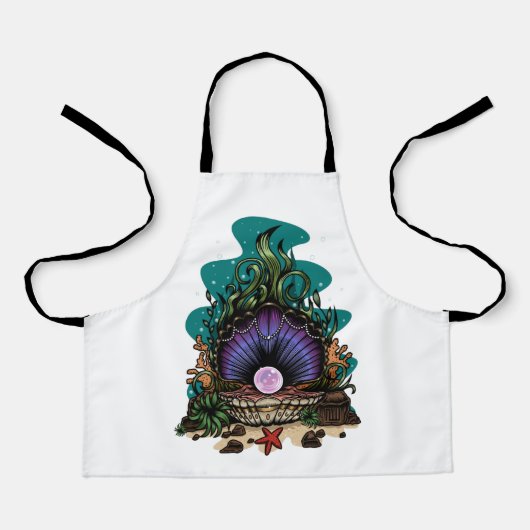 Pearl van het Zee Schort (Voorkant)