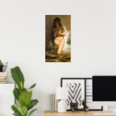 Pearl van William-Adolphe Bouguereau Poster (Thuiskantoor)