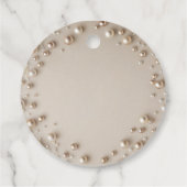 Pearl Vrijgezellenfeest Bedankjes Labels (Achterkant)