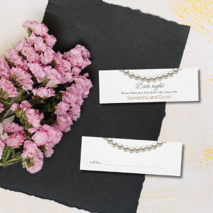 Pearl Vrijgezellenfeest Datum nacht Jar Kaart