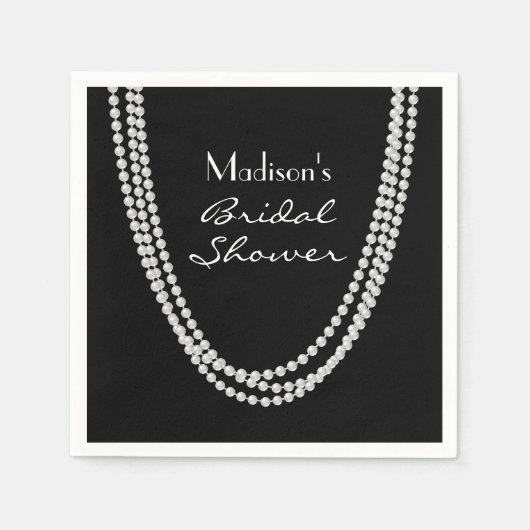 Pearl Vrijgezellenfeest Napkins uit 1920 Servet (Voorkant)