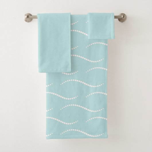 Pearl Waves Bad Handdoek (Insitu)