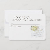 Pearl Wedding Heart RSVP Wedding (Voorkant)