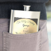 Pearl Wedding Jubileum Classic Flask. Flacon (Voorbeeld)