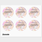 Pearlescent Holographic Beauty Cosmetic Label (Vel)