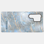 Pearlescent marmer Stone Samsung Galaxy Hoesje (Achterkant horizontaal)