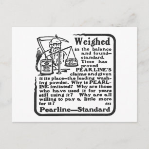 "Pearline Advertisement" Briefkaart