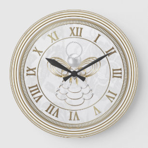 Pearls and Gold - Metallic kerstengel uit Joy Grote Klok