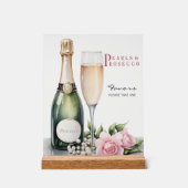 Pearls And Prosecco Bridal Shower Favors (Recto)
