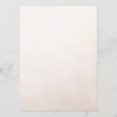 Pearls and Prosecco Whimsical Chic Menu Cards (Dos)