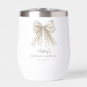 Pearls Bow Ze bindt de knoop Vrijgezellenfeest (Voorkant)