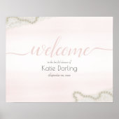 Pearls en het Welkomstteken van de Bridal van de k Poster (Voorkant)