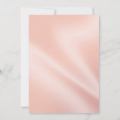 Pearls en kant sparen de Datum | pony roze Save The Date (Achterkant)