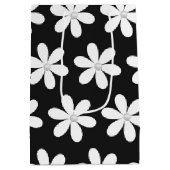 Pearls in Daisies op Black Medium Cadeauzakje (Achterkant)