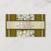 Pearls Jewelry Visitekaartjes (Achterkant)