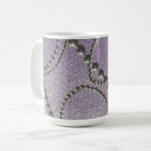 Pearls met Mok van Mauve Metallic Fleck Coffee (Voorkant links)