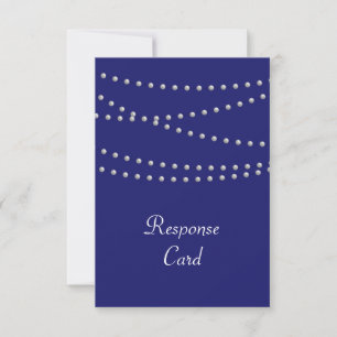 Pearls op Indigo RSVP Kaartje