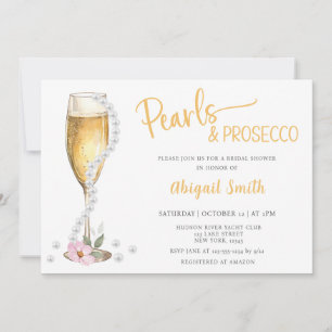 PEARLS & PROSECCO BRIDAL DOUCHE Invitation