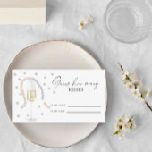 Pearls & Prosecco - raad eens hoeveel kussen Informatiekaartje