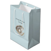 Pearls Shell Birthday  Medium Cadeauzakje (Voorkant Gekanteld)