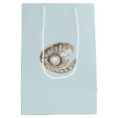 Pearls Shell Birthday  Medium Cadeauzakje (Achterkant)