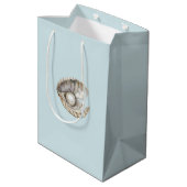Pearls Shell Birthday  Medium Cadeauzakje (Achterkant Gekanteld)