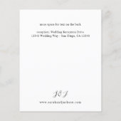 Pearls & White Floral - Gegevens (Achterkant)