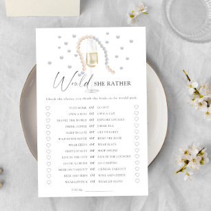 Pearls - Zou ze liever vrijgezellenfeest spel