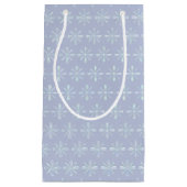 Pearly Blue Flowers Cadeau Sac (Devant)