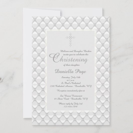 Pearly White Invitation (Devant)