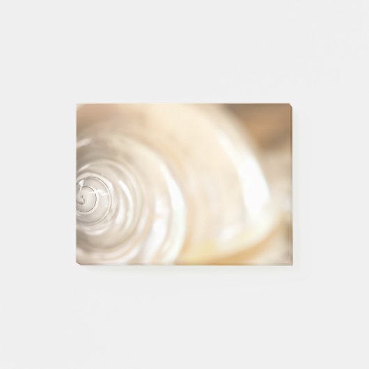 Pearly White Zee Shell Marine Natuur Post-it® Notes (Voorkant)