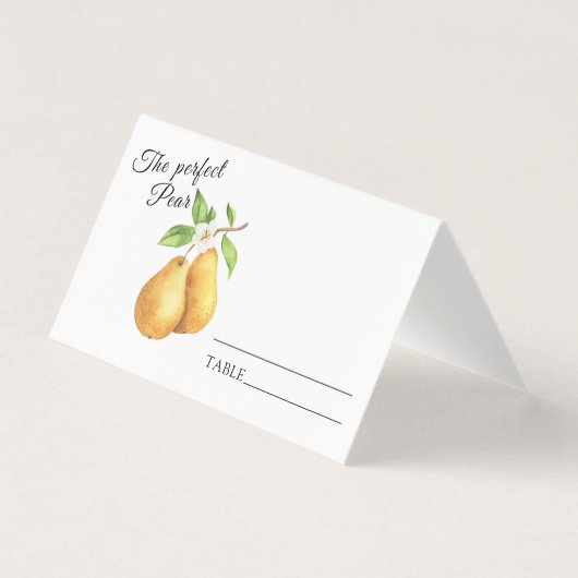 Pears bruidsfeest - tafelnummer bruiloft (Voorkant)
