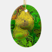 PEARS KERAMISCH ORNAMENT (Achterkant)