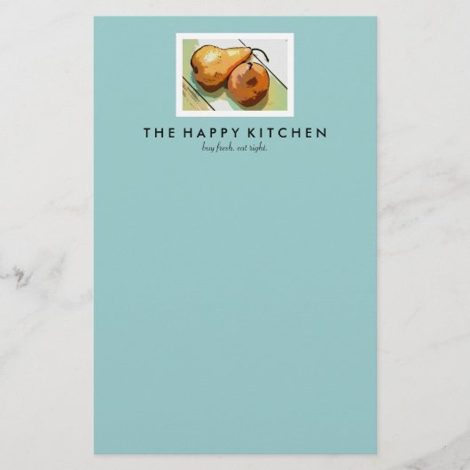 Pears Pair Briefpapier (Voorkant)