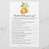 Pears Vrijgezellenfeest Wat zei de bruidegom? (Voorkant)