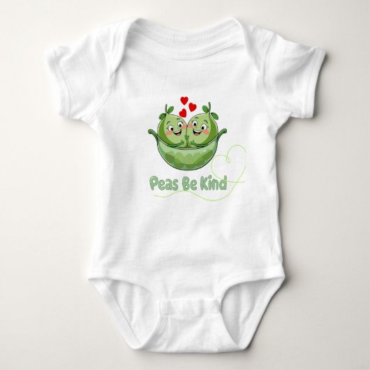 Peas be kind romper (Voorkant)