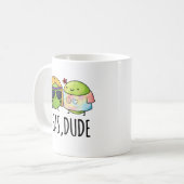 Peas guy Funny Hippie Pea Pun Koffiemok (Voorkant links)