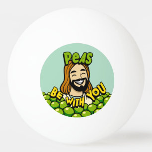 Peas is bij je. pingpongballen